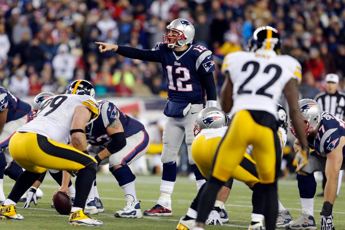 Patriots at Steelers 2016