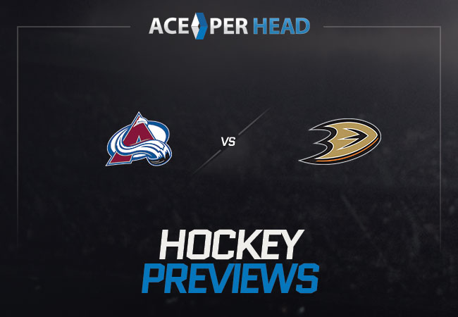 Colorado Avalanche vs Anaheim Ducks